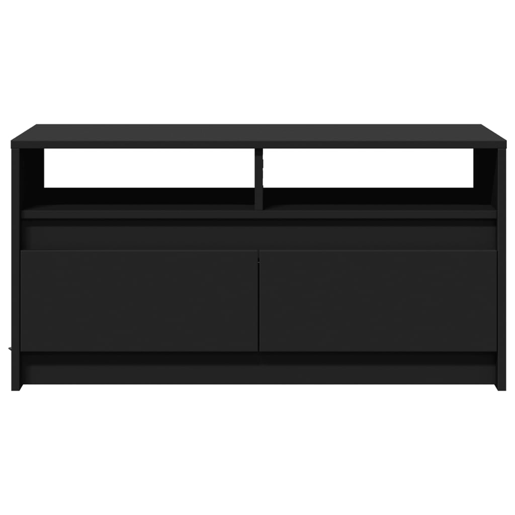 Salontafel Met Led-Verlichting Bewerkt Hout