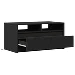 Salontafel Met Led-Verlichting Bewerkt Hout