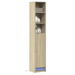 Dressoir Met Led 36X32,5X200 Cm Bewerkt Hout
