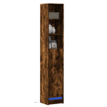 Dressoir Met Led 36X32,5X200 Cm Bewerkt Hout