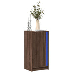 Dressoir Met Led 42,5X34X85 Cm Bewerkt Hout