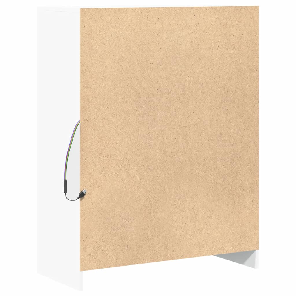 Dressoir Met Led Bewerkt Hout