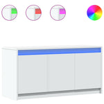 Tv-Meubel Met Led 100X34X50 Cm Bewerkt Hout