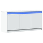 Tv-Meubel Met Led 100X34X50 Cm Bewerkt Hout