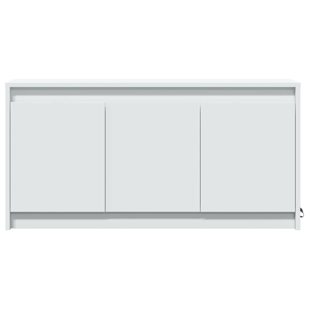 Tv-Meubel Met Led 100X34X50 Cm Bewerkt Hout