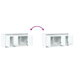 Tv-Meubel Met Led 100X34X50 Cm Bewerkt Hout