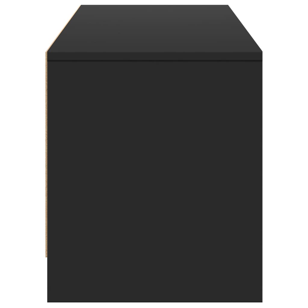 Tv-Meubel Met Led 165X34X40 Cm Bewerkt Hout