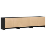 Tv-Meubel Met Led 165X34X40 Cm Bewerkt Hout