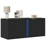 Tv-Wandmeubel Met Led-Verlichting 80X31X35 Cm