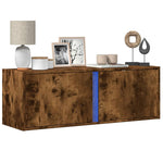 Tv-Wandmeubel Met Led-Verlichting 80X31X35 Cm