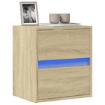 Tv-Wandmeubel Met Led-Verlichting 41X31X45 Cm