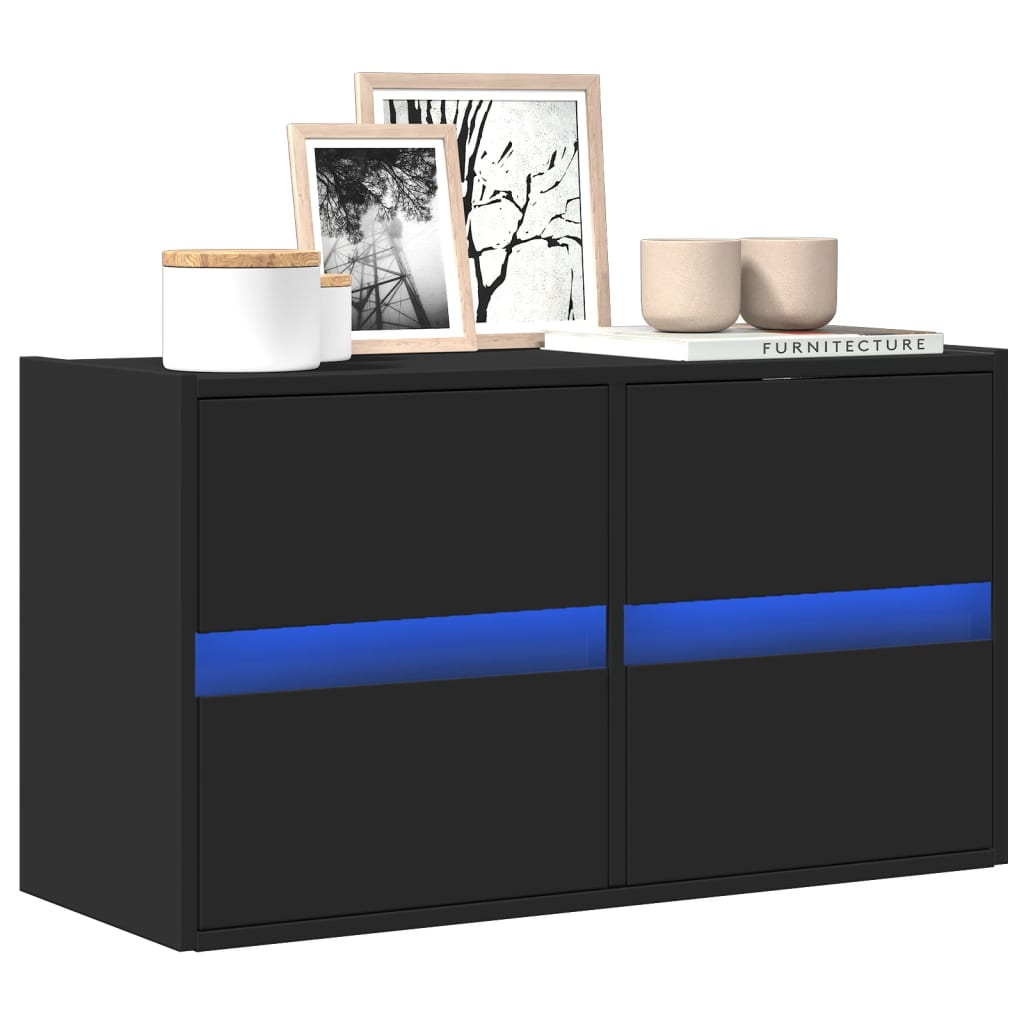 Tv-Wandmeubel Met Led-Verlichting 41X31X45 Cm