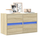 Tv-Wandmeubel Met Led-Verlichting 41X31X45 Cm