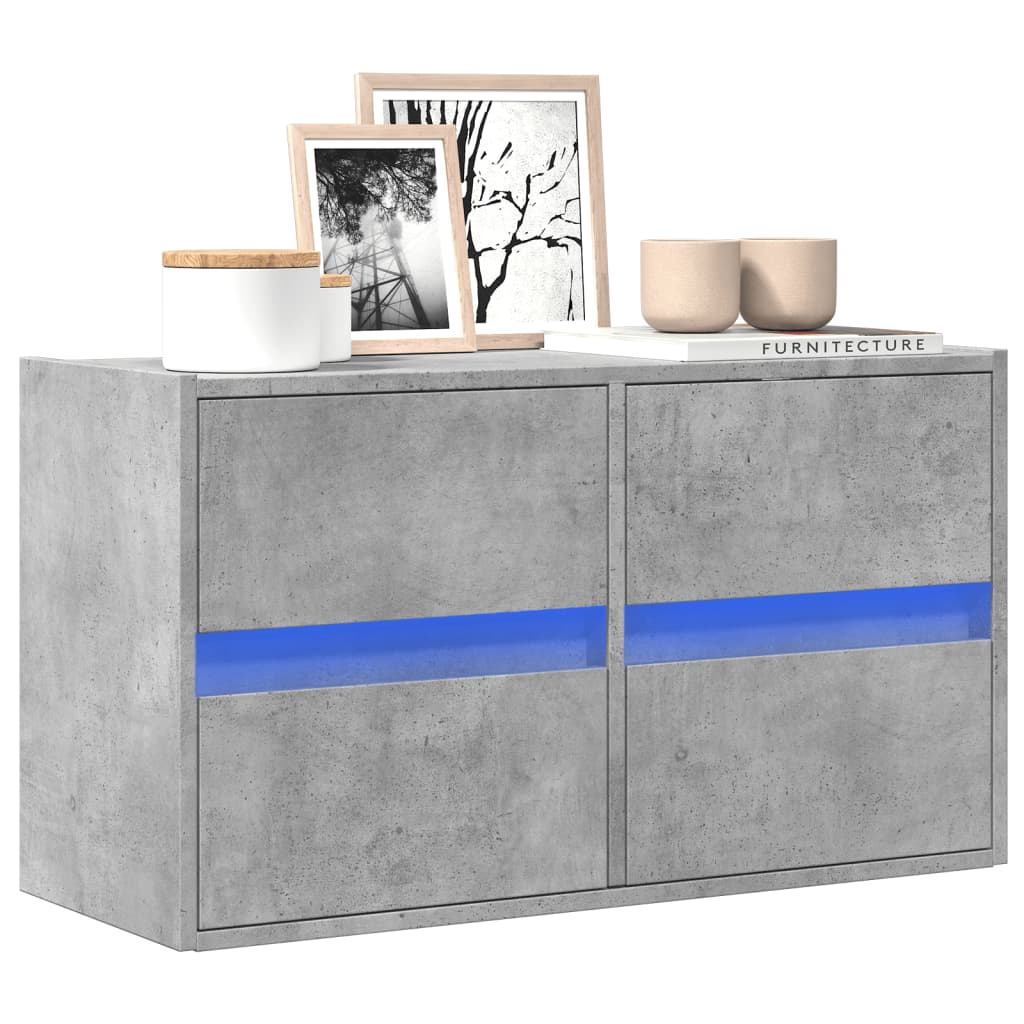 Tv-Wandmeubel Met Led-Verlichting 41X31X45 Cm
