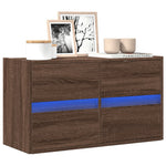 Tv-Wandmeubel Met Led-Verlichting 41X31X45 Cm