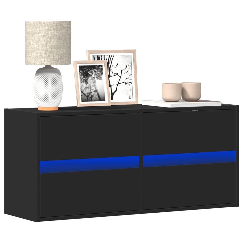 Tv-Wandmeubel Met Led-Verlichting 41X31X45 Cm