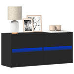 Tv-Wandmeubel Met Led-Verlichting 41X31X45 Cm