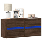 Tv-Wandmeubel Met Led-Verlichting 41X31X45 Cm