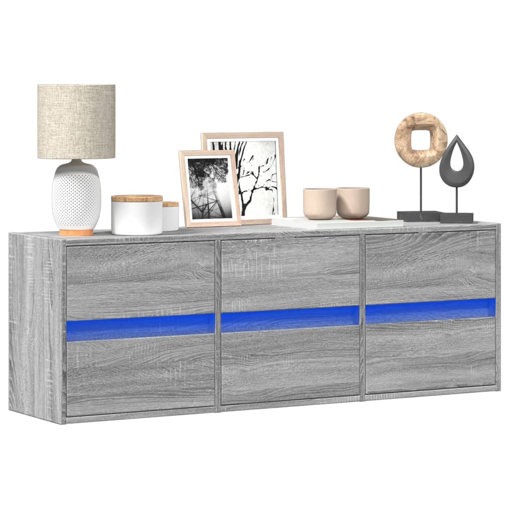 Tv-Wandmeubel Met Led-Verlichting 41X31X45 Cm