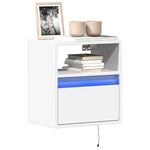 Tv-Wandmeubel Met Led-Verlichting 100X31X45 Cm