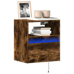 Tv-Wandmeubel Met Led-Verlichting 100X31X45 Cm
