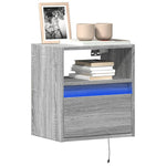 Tv-Wandmeubel Met Led-Verlichting 100X31X45 Cm