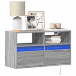 Tv-Wandmeubel Met Led-Verlichting 100X31X45 Cm