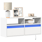 Tv-Wandmeubel Met Led-Verlichting 100X31X45 Cm