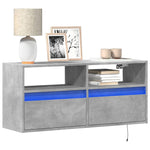 Tv-Wandmeubel Met Led-Verlichting 100X31X45 Cm