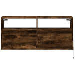 Tv-Wandmeubel Met Led-Verlichting 100X31X45 Cm