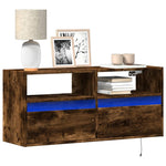 Tv-Wandmeubel Met Led-Verlichting 100X31X45 Cm