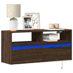 Tv-Wandmeubel Met Led-Verlichting 100X31X45 Cm