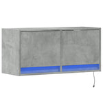 Tv-Wandmeubel Met Led-Verlichting 80X31X35 Cm