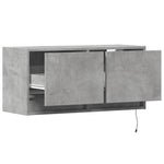 Tv-Wandmeubel Met Led-Verlichting 80X31X35 Cm