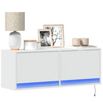 Tv-Wandmeubel Met Led-Verlichting 80X31X35 Cm