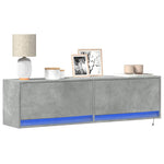 Tv-Wandmeubel Met Led-Verlichting 80X31X35 Cm