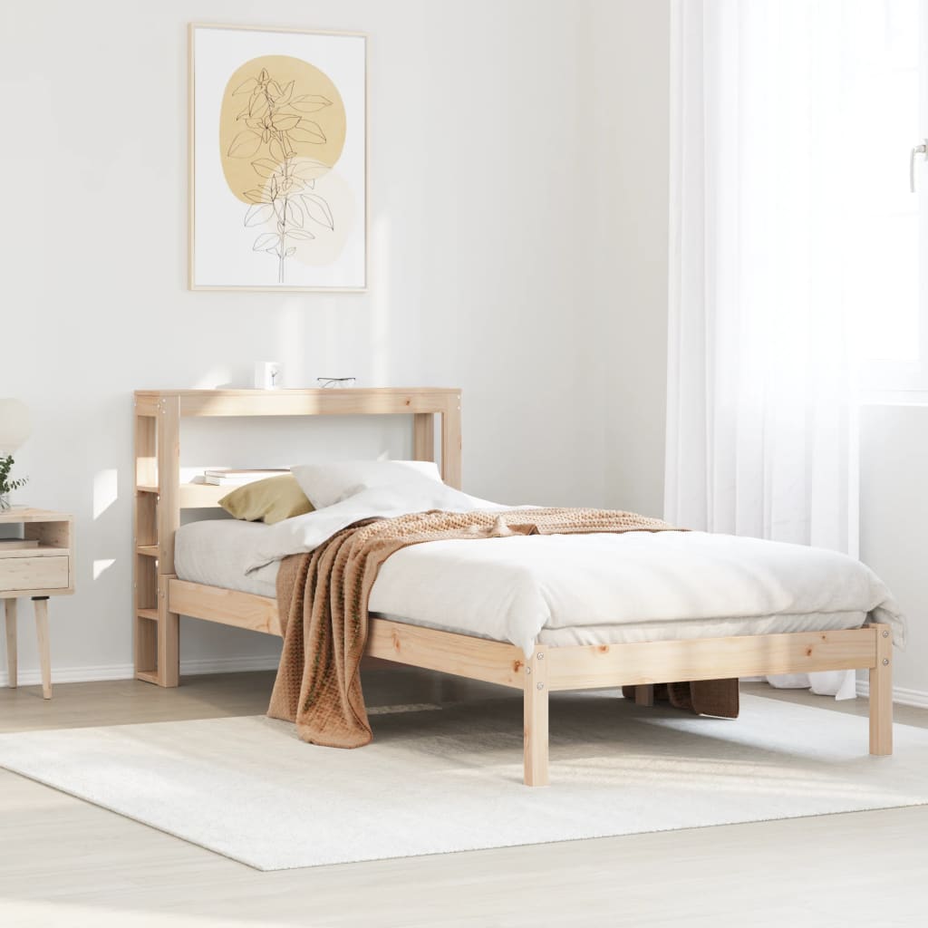 Bedframe Zonder Matras Massief Grenenhout