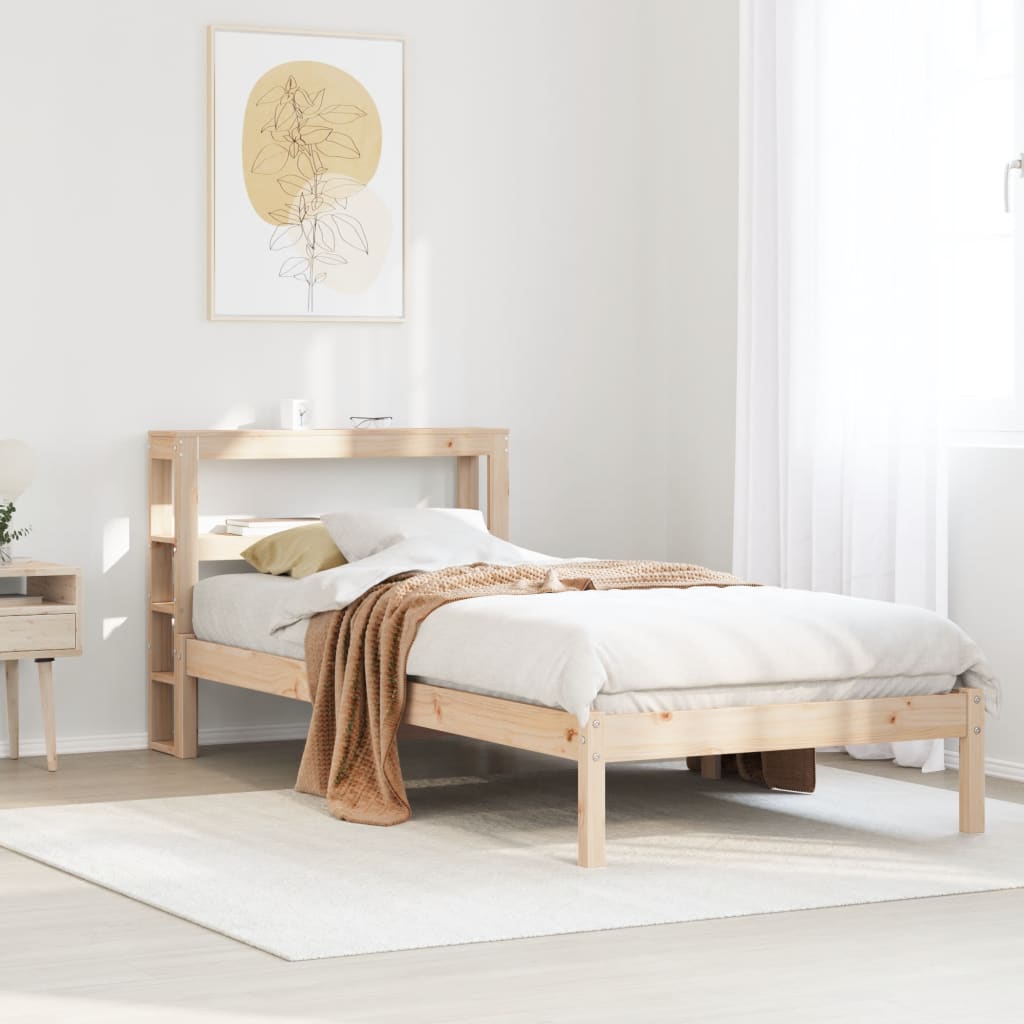 Bedframe Zonder Matras Massief Grenenhout