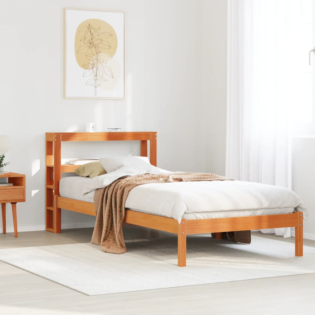 Bedframe Zonder Matras Massief Grenenhout