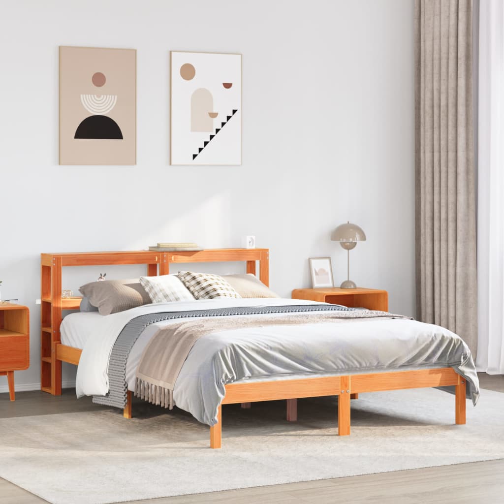 Bedframe Zonder Matras Massief Grenenhout