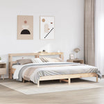 Bedframe Zonder Matras Massief Grenenhout