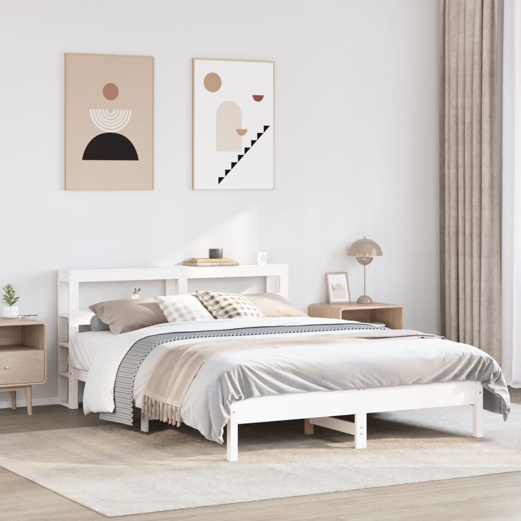 Bedframe Zonder Matras Massief Grenenhout