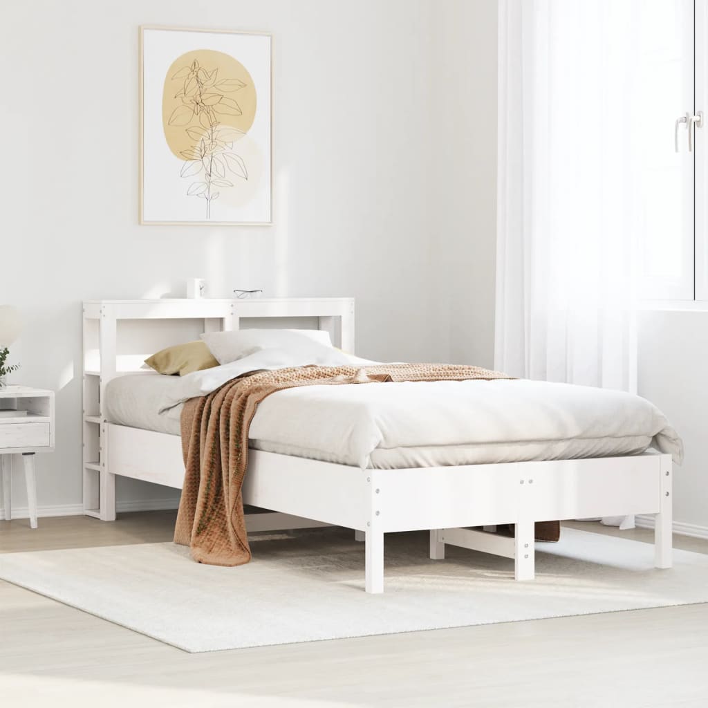 Bedframe Zonder Matras Massief Grenenhout