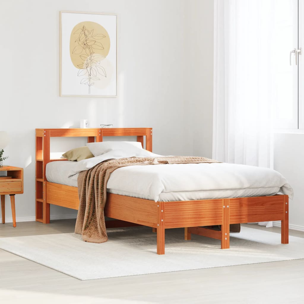 Bedframe Zonder Matras Massief Grenenhout