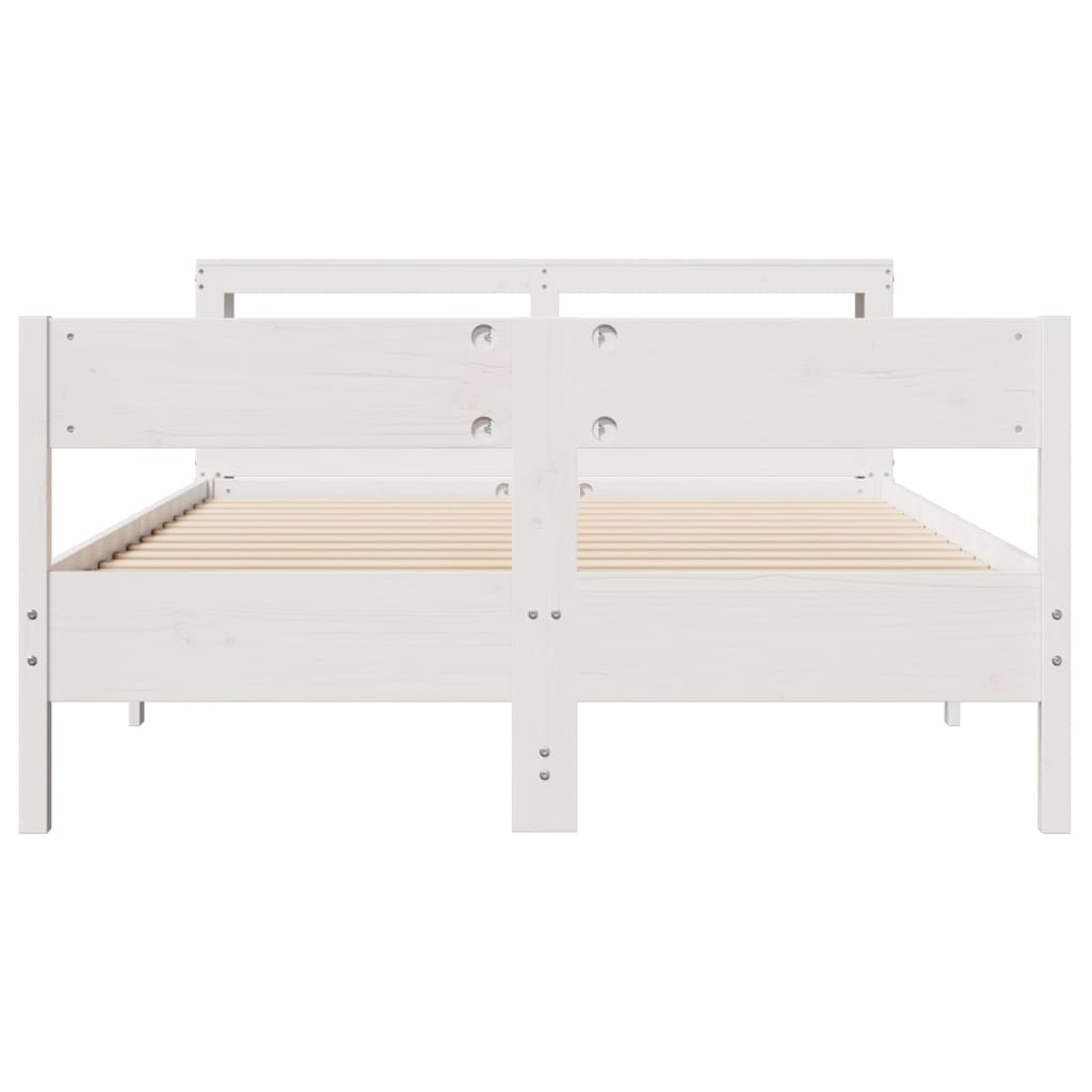 Bedframe Zonder Matras Massief Grenenhout