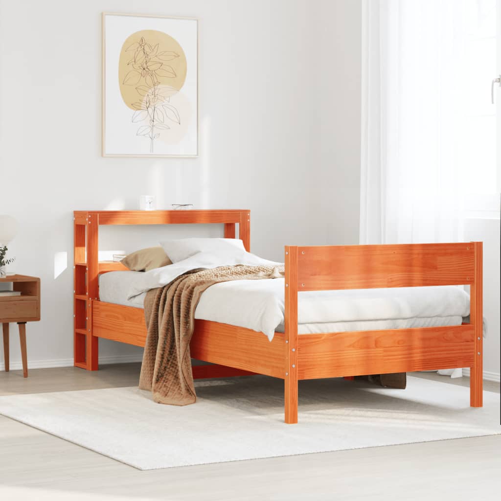 Bedframe Zonder Matras Massief Grenenhout