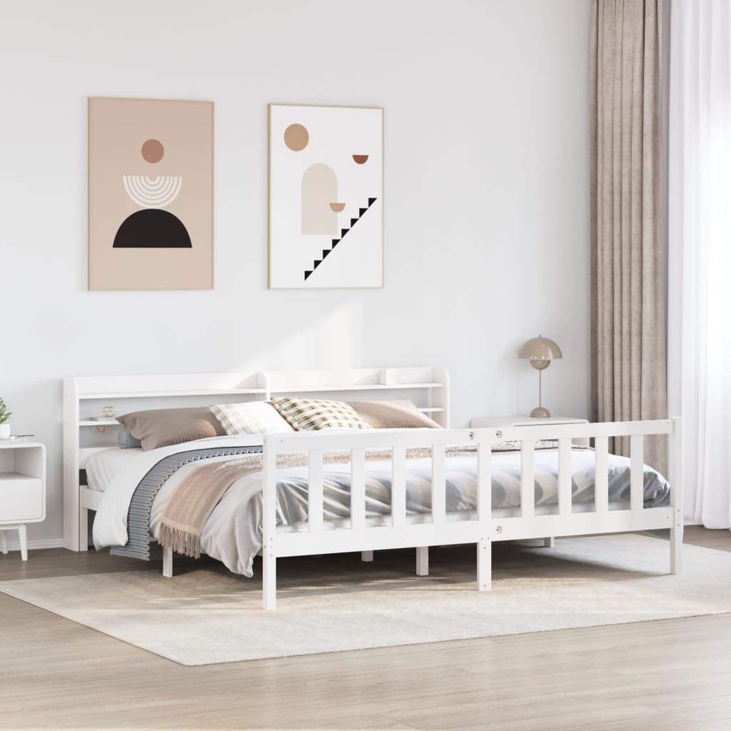 Bedframe Zonder Matras Massief Grenenhout