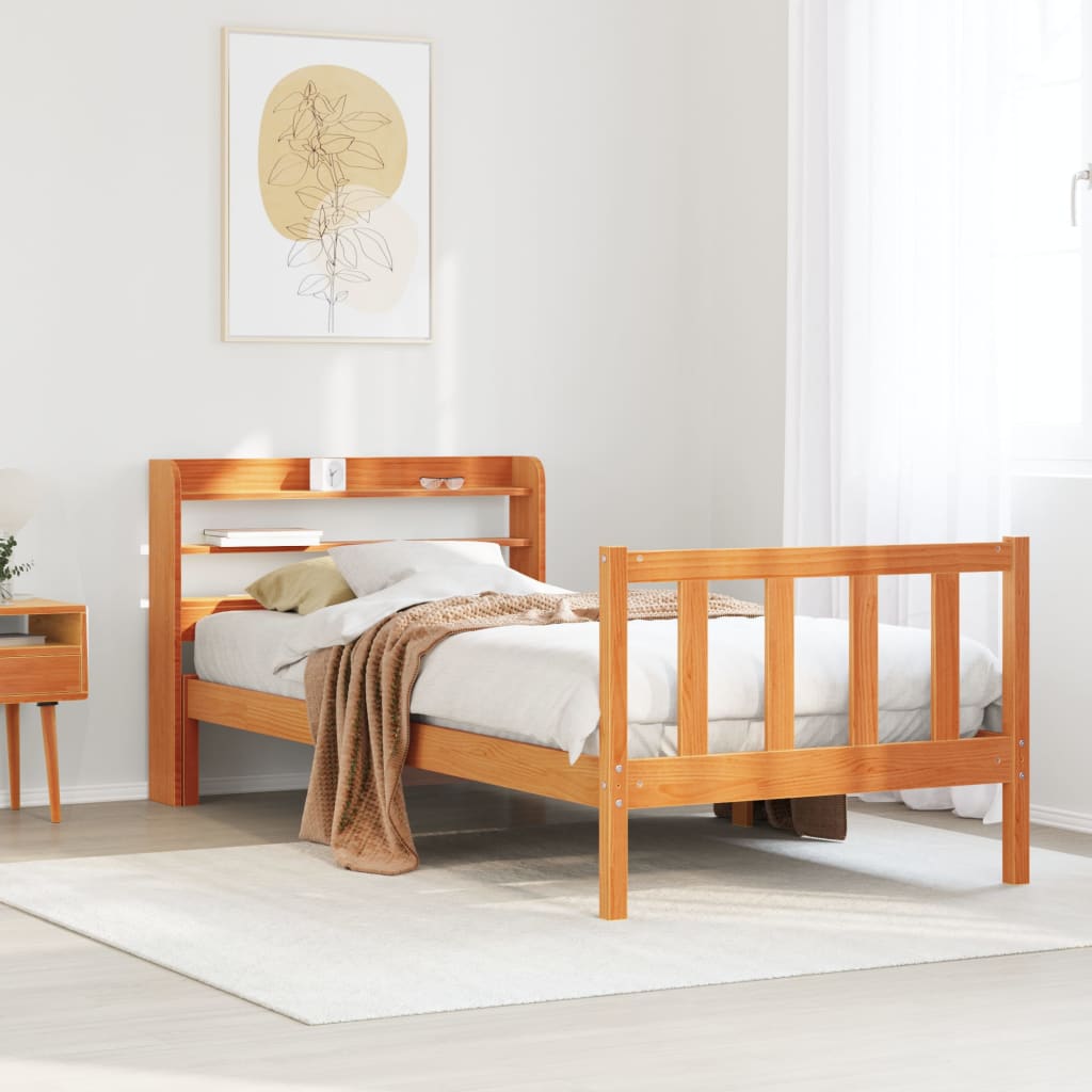 Bedframe Zonder Matras Massief Grenenhout