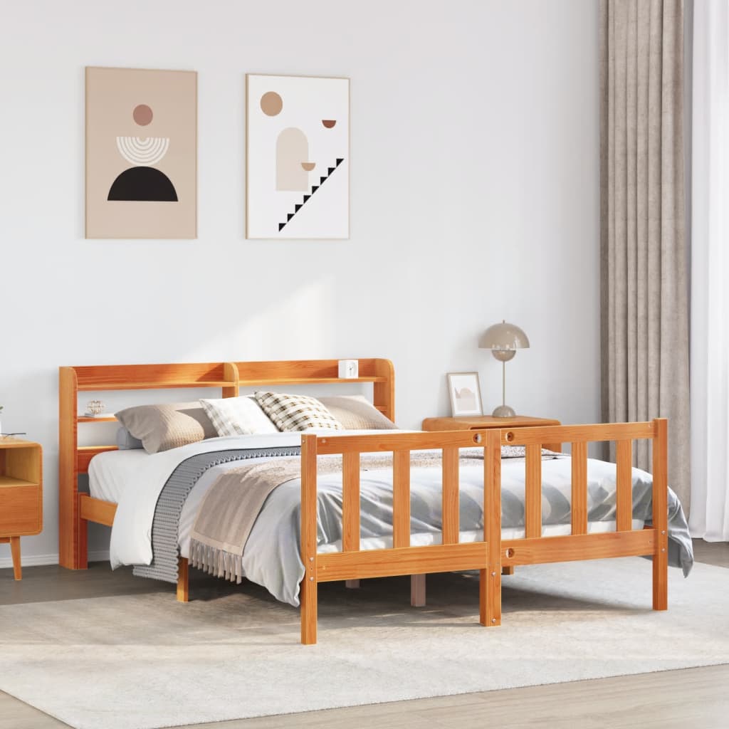 Bedframe Zonder Matras Massief Grenenhout