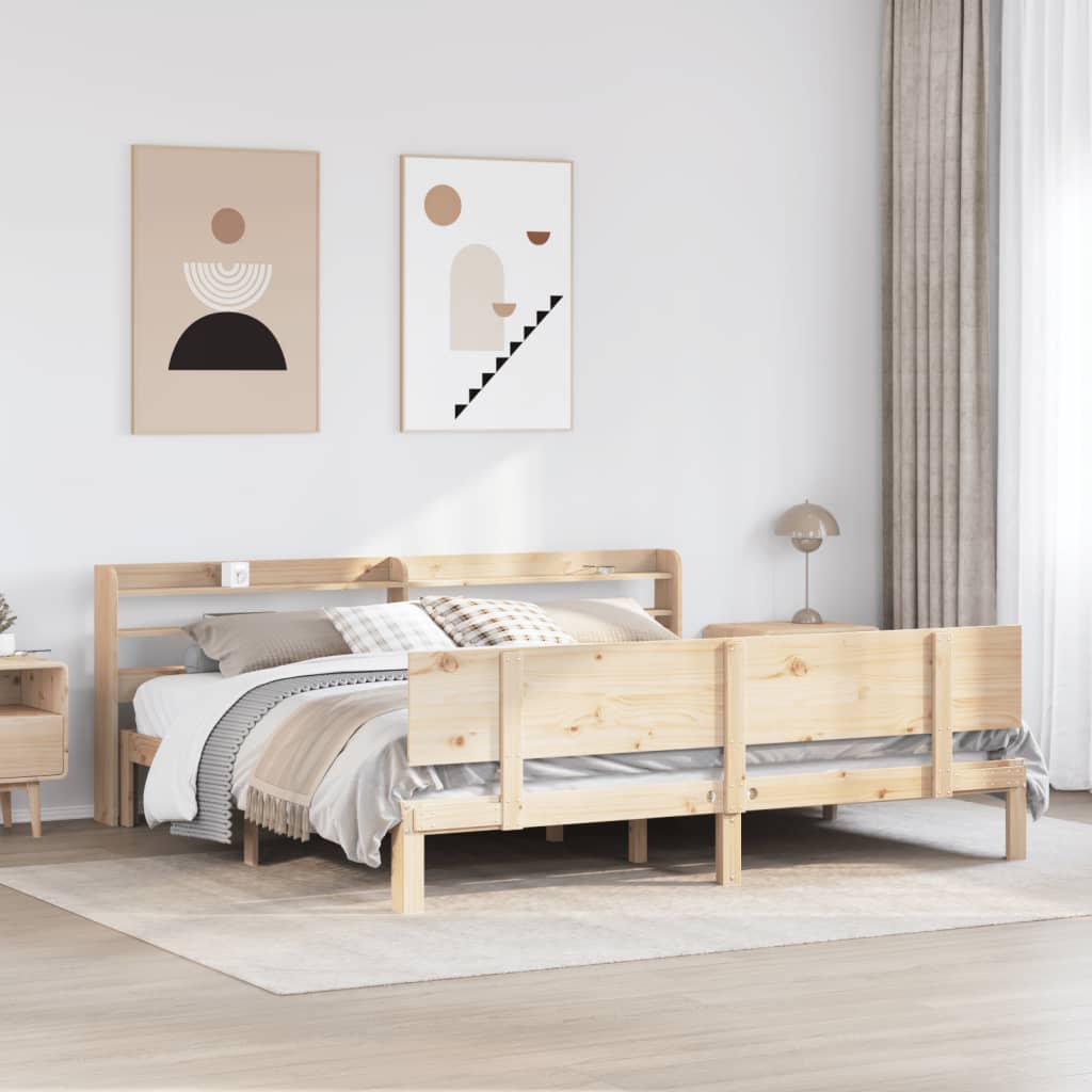 Bedframe Met Hoofdeinde Zonder Matras